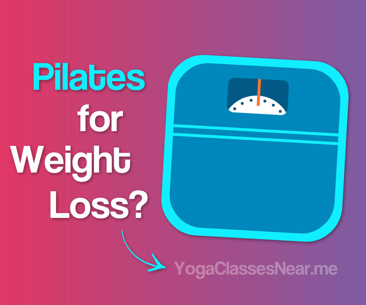 banner image showing weight scale titled pilates for weight loss?