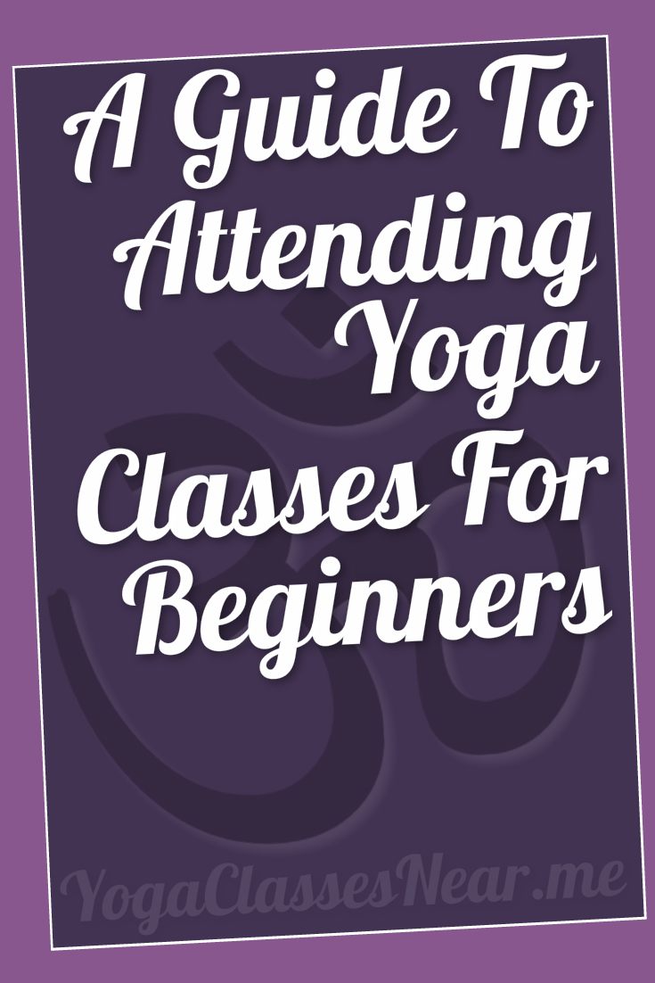 image of a guide to attending yoga classes for beginners